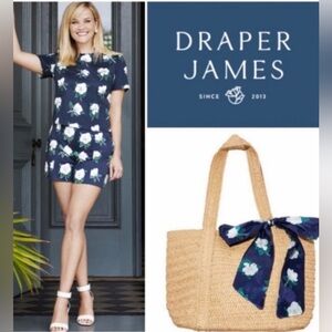 DRAPER JAMES EVERYDAY STRAW BAG    NWT